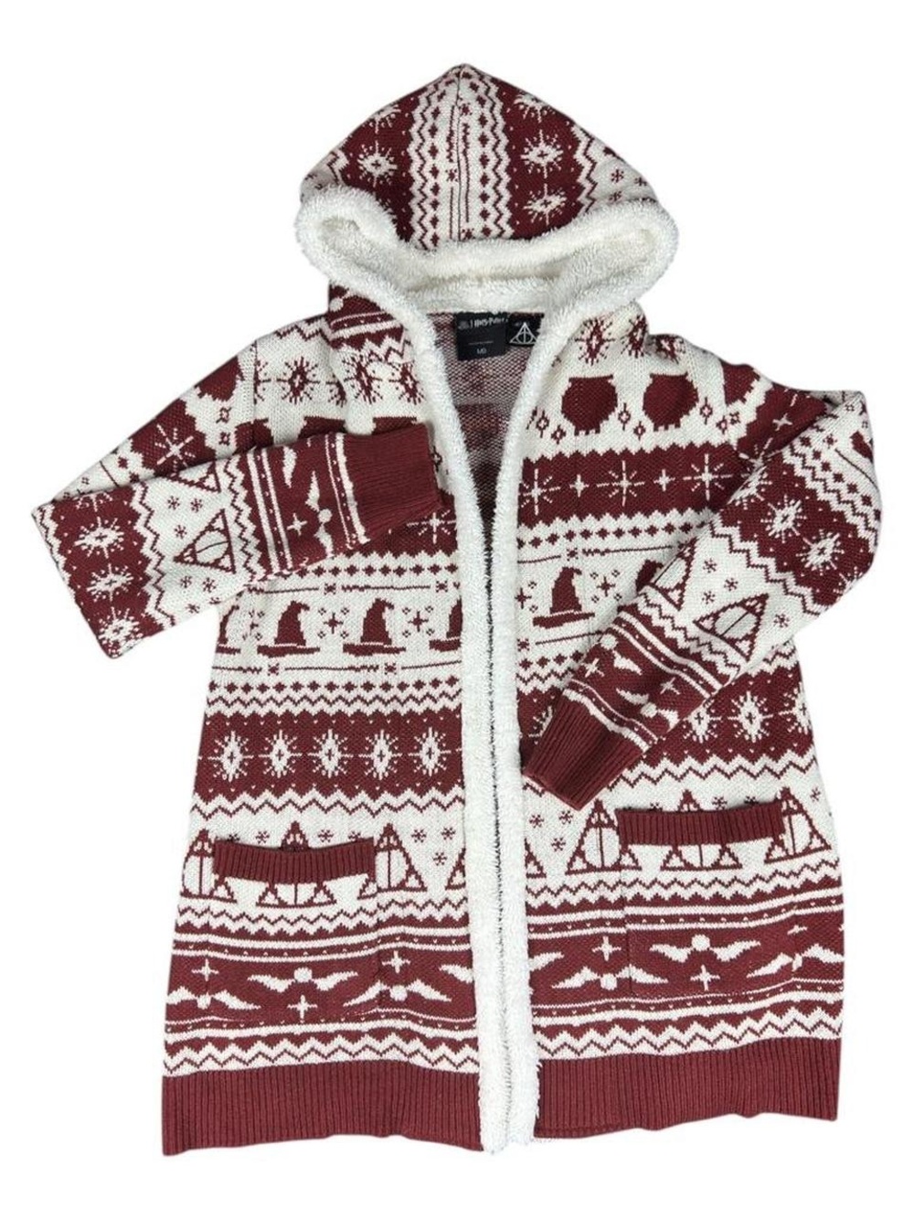 Warner Bros. Harry Potter fair isle open cardigan